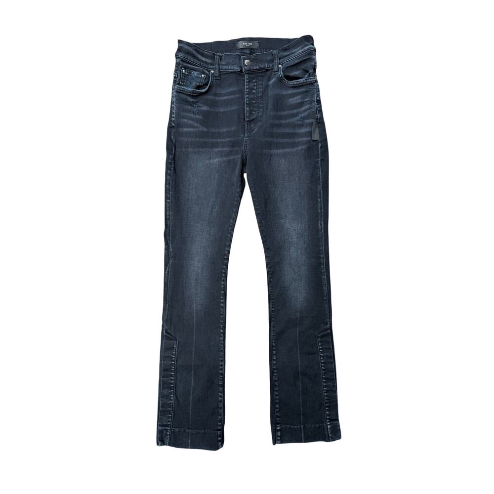 Size 29 - Amiri flared denim black jeans